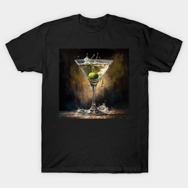 Dirty Martini T-Shirt by JonHerrera